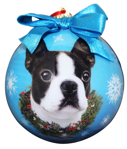 [CBO-76] Boston Terrier  Ornaments, Christmas Ball