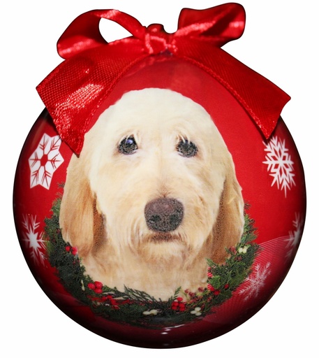 [CBO-121] Labradoodle, yellow Ornaments, Christmas Ball