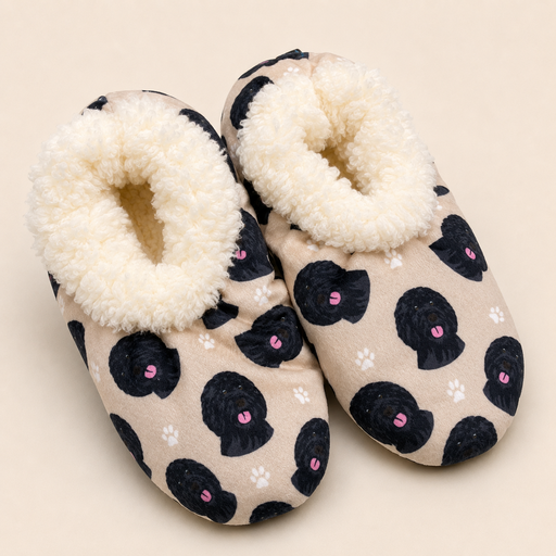 [281-121] Labradoodle Slippers, comfies
