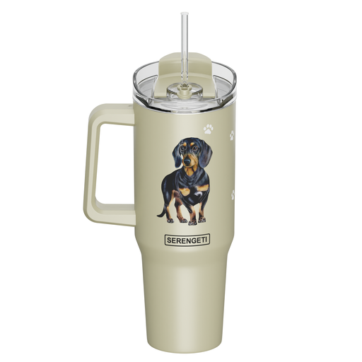 [782-14] Dachshund, black Mug, 40 ounce