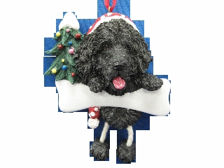 [35356-25] Newfoundland, Dangling Dog Ornament