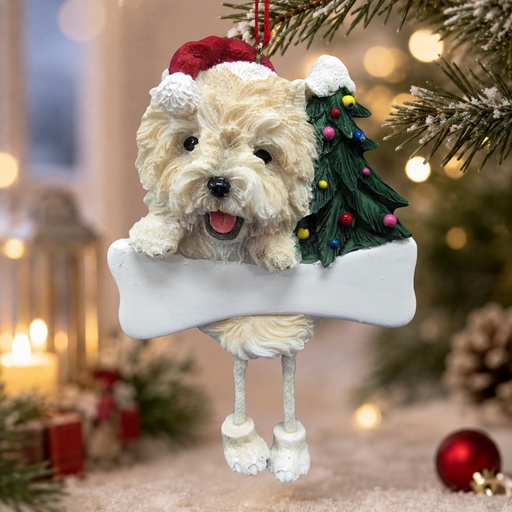 [35356-9] Cairn Terrier, Dangling Dog Ornament