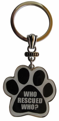 [KC-188] Who rescued who? Keychains, paw shaped