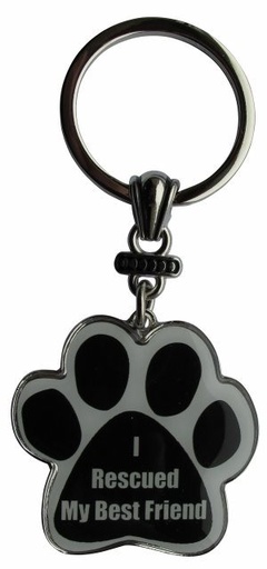 [KC-208] I rescued my best friend Keychains, paw shaped