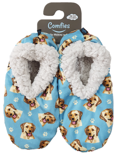 [281-20] Labrador, yellow Slippers, comfies