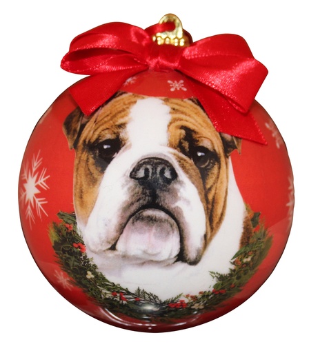 [CBO-8] Bulldog  Ornaments, Christmas Ball
