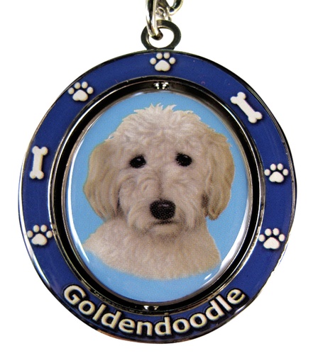 [KC-134] Goldendoodle Keychain