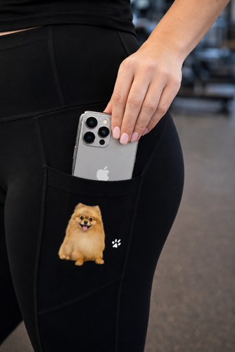 Pomeranian Terrier Leggings