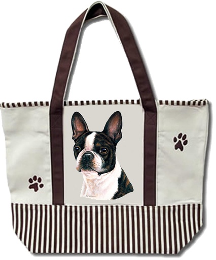 [68575-76] Boston Terrier, Tote Bag