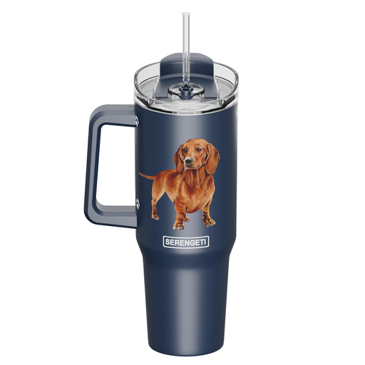 [782-13] Dachshund, red Mug, 40 ounce