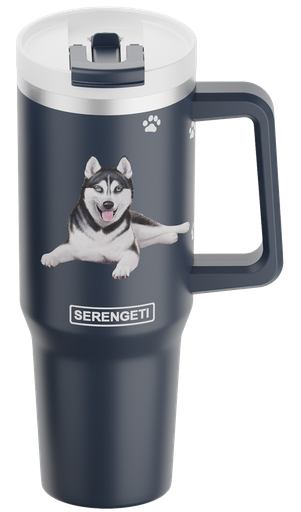[782-40] Siberian Husky Mug, 40 ounce