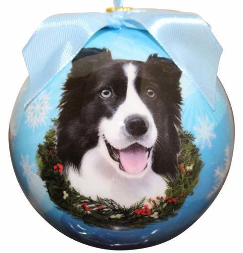 [CBO-5] Border Collie  Ornaments, Christmas Ball