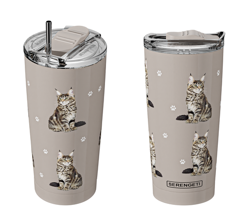 [116-6] Maine Coon Cat Serengeti Tumbler