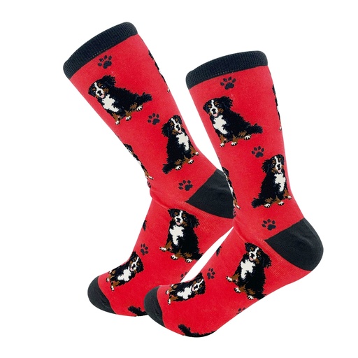 [800FB-52] Bernese Mt. dog Socks, Full Body Dog