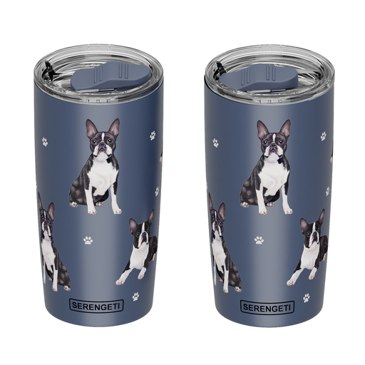 [115-76] Boston Terrier Serengeti Tumbler