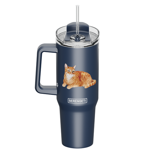 [783-8] Cat, Yellow Tabby Mug, 40 ounce