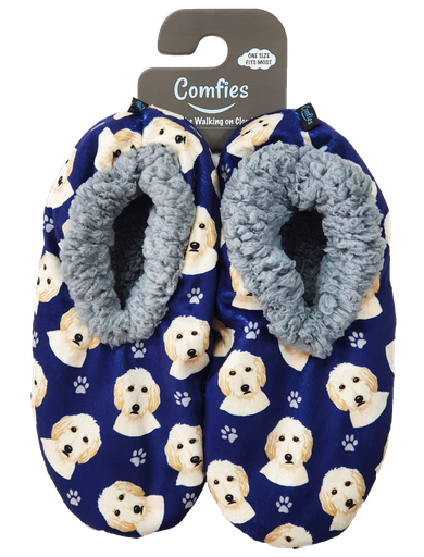 [281-134] Goldendoodle Slippers, comfies