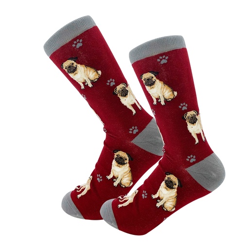 [800FB-31] Pug Socks, Full Body Dog