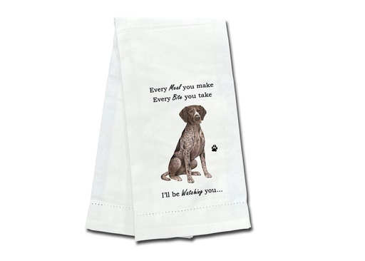 [711-54] Weimeraner towels, every bite you take