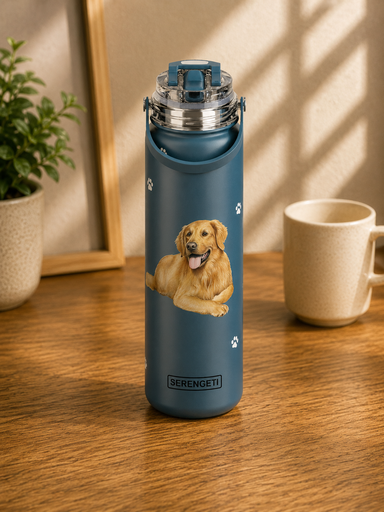 [420-15] Golden Retriever water bottle