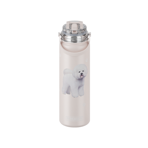 [420-4] Bichon Frise water bottle