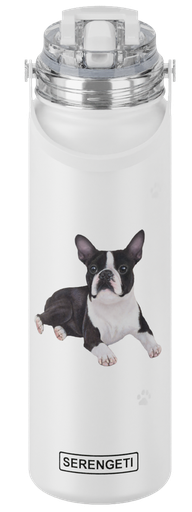 [420-76] Boston Terrier water bottle