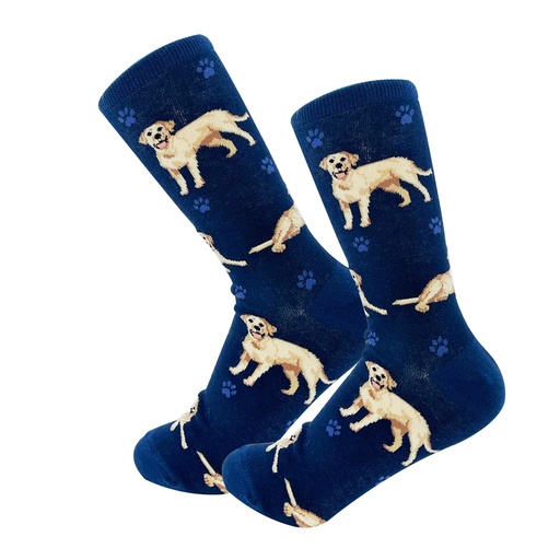 [800FB-20] Labrador Yellow Socks, Full Body Dog