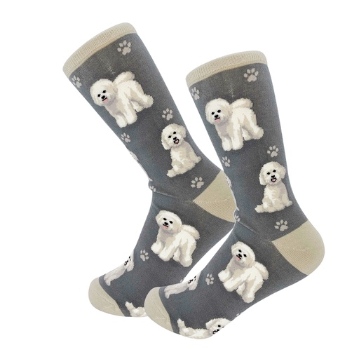 [800FB-4] Bichon Socks, Full Body Dog
