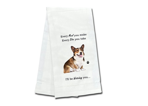 [711-100] Welsh Corgi, Kitchen Towel