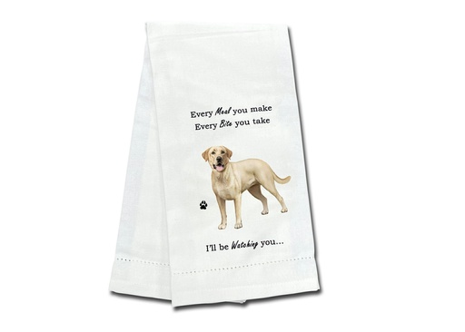 [711-20] Labrador, yellow, Kitchen Towel