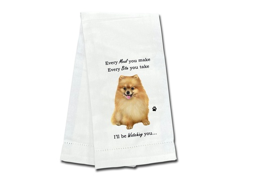 [711-27] Pomeranian, Kitchen Towel