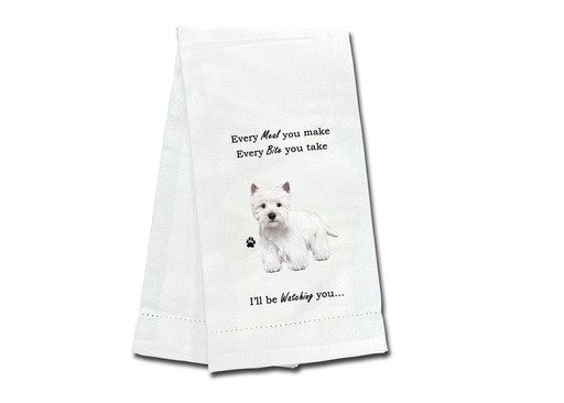 [711-45] Westie, Kitchen Towel