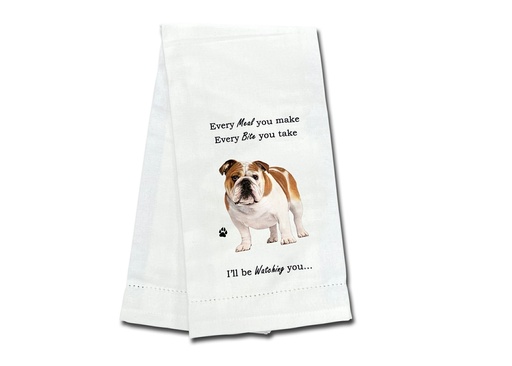 [711-8] Bulldog, Kitchen Towel