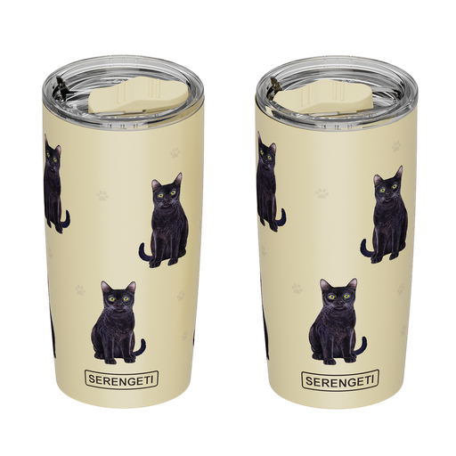 [116-5] Cat, Black    Serengeti Tumblers