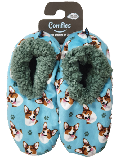 [281-100] Welsh Corgi Slippers
