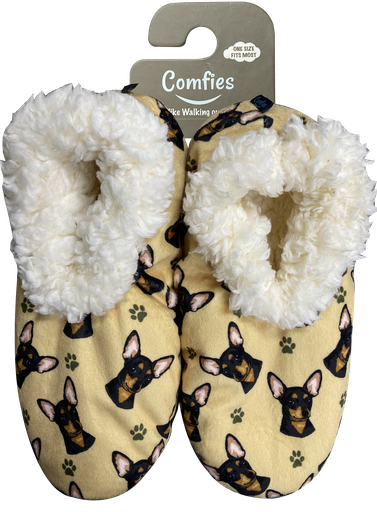 [281-11] Chihuahua, black Slippers