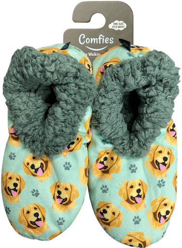[281-15] Golden Retriever Slippers