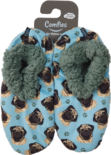 [281-31] Pug Slippers
