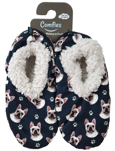 [281-64] French Bulldog Slippers
