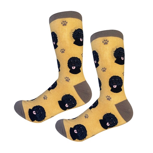 [800-121a] Labradoodle, black Sock Daddy