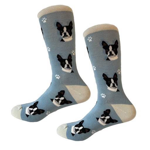 [800-76] Boston Terrier  Sock Daddy