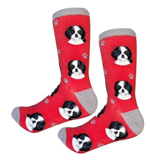 [800-87b] Shih Tzu, black Sock Daddy