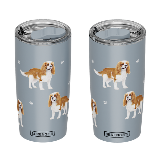 [115-18] King Charles Cavalier Serengeti Tumblers