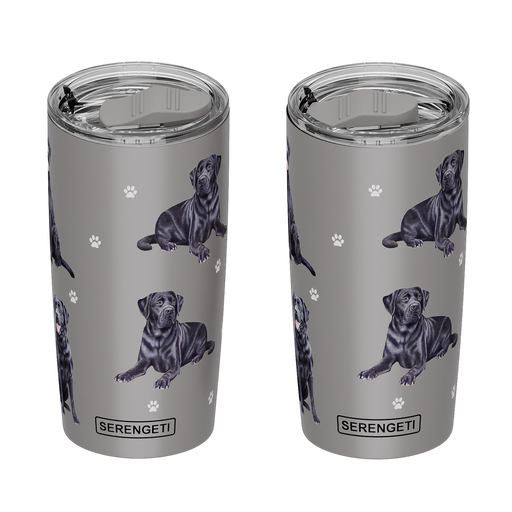 [115-21] Lab, black Serengeti Tumblers