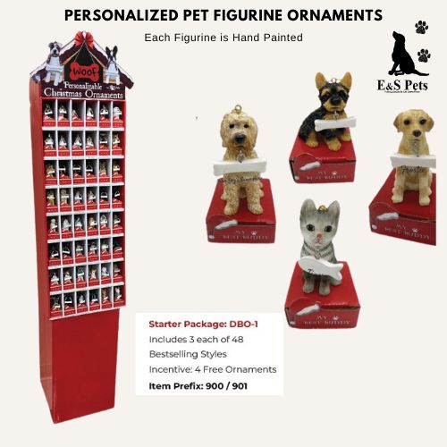 [DBO-1] Personalize Pet Figurine Ornaments