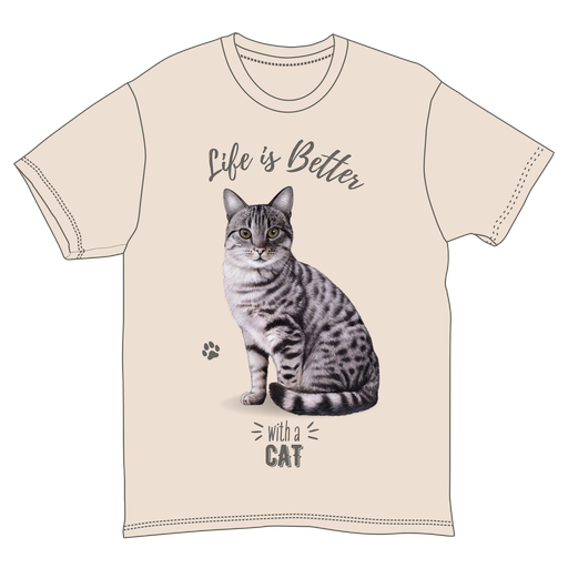 Silver Tabby Cat Tshirts