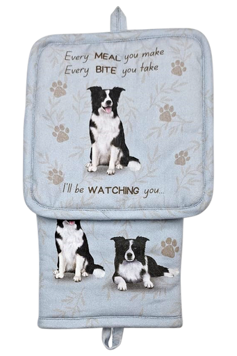 [311-5] Border Collie - 3 Piece Kitchen Set