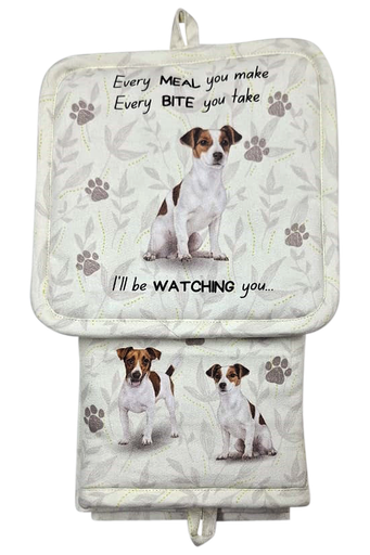 [311-17] Jack Rusell - 3 Piece Kitchen Set