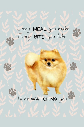 [311-27] Pomeranian - 3 Piece Kitchen Set