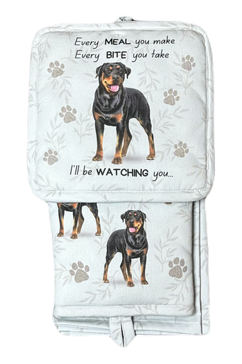 [311-33] Rottweiler - 3 Piece Kitchen Set
